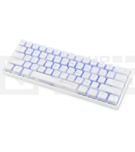 Клавиатура Oklick K763W (1920562) беспроводная, USB, Bluetooth/Радиоканал, белый