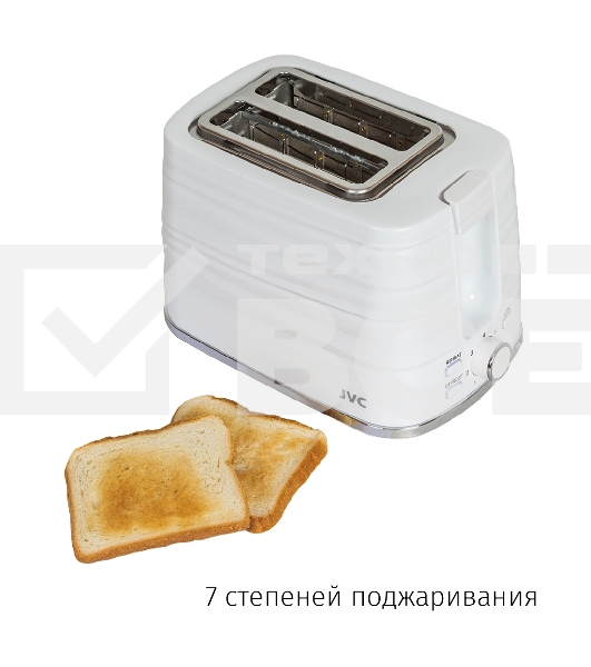 Тостер JVC JK-TS624 900 Вт, белый