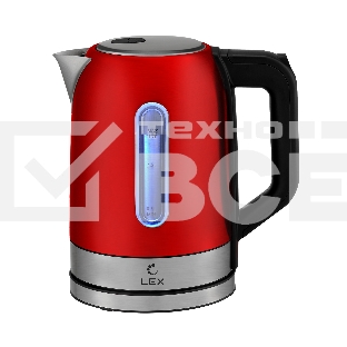 Чайник электрический LEX LX 30018-4 1.7 л, 2200 Вт, красный