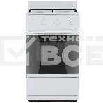 Плита комбинированная Flama CK 2201 W белый, конфорок 2 шт газовых, духовка 30 л, 50 см x 85 см x 38 см, фото 1