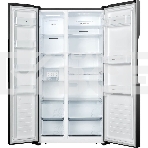 Холодильник Gorenje NRS918EMB черный инвертер двухкамерный 334/167л морозилка сбоку, No Frost, Side by Side, фото2