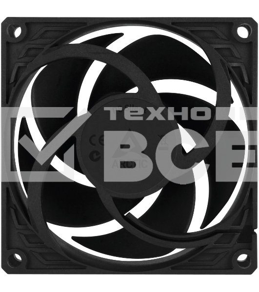 Вентилятор корпусной ARCTIC P8 Silent Black комплект 5 шт (ACFAN00301A) черный 80мм 1600rpm 22.5db 3-pin