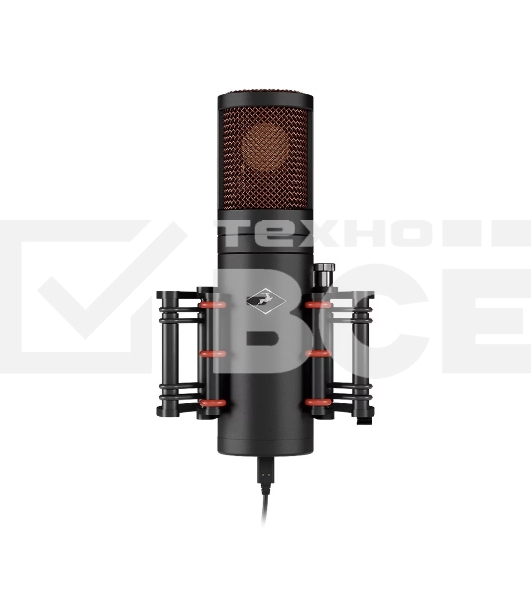 Микрофон Antelope Audio [Edge Go] конденсаторный, вухсторонние мембраны с золотым напылением 6u, диафрагма: 34 мм, кардиоида, восьмерка, всенаправленная, 20 Гц - 20 кГц, уровень звукового давления: 116 дБ, соотношение сигнал-шум: 75 дБ (А), USB Type-C