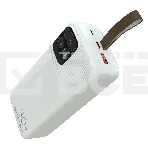 Портативный аккумулятор More choice (4620202550644) PB55-30 с кабелем 1USB 3.0A 22.5W PD - 30000mAh белый, фото5