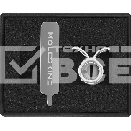 Шильд-символ Moleskine Zodiac Телец, металл, серебристый, коробка с европодвесом, PINTAURUSSILV, фото 1