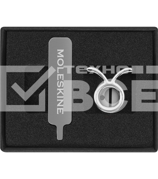 Шильд-символ Moleskine Zodiac Телец, металл, серебристый, коробка с европодвесом, PINTAURUSSILV