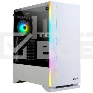Компьютерный корпус ZALMAN S5, ATX, WHITE, WINDOW, 2xCOMBO (3.5