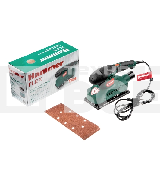 Плоскошлифовальная машина Haммer Flex PSM180 180Вт 12000об/мин 90x187мм