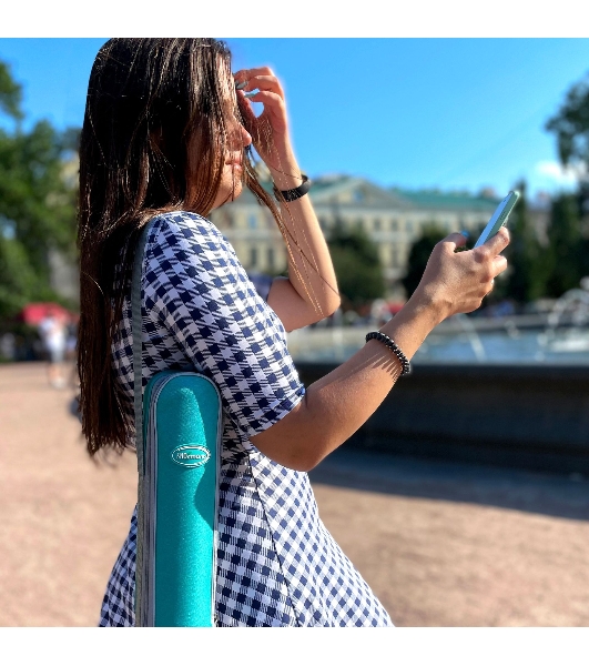 Термос БИОСТАЛЬ NB-1000 ВZ с узкой горловиной, В ЧЕХЛЕ, ПРОБКА С СИТЕЧКОМ, 1.0 л.