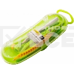 Готовальня Silwerhof Daily, корпус зеленый, пластик, 12 см с гнездом для карандаша, в комплекте: карандаш, фото5