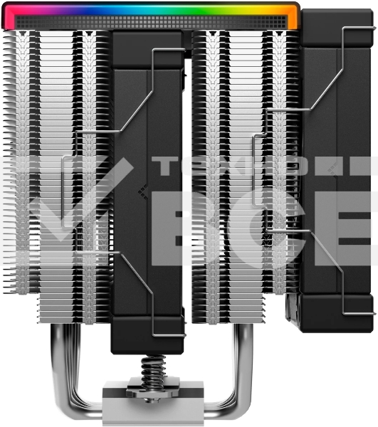 Кулер для процессора DEEPCOOL AK620 DIGITAL SE LGA20XX/1700/1200/115X/AM5/AM4 (9шт/кор, TDP 260W, PWM, DUAL Fan 120мм, 6 тепл. трубок, ARGb, черный) RET (R-AK620-BKADMN-GJD)