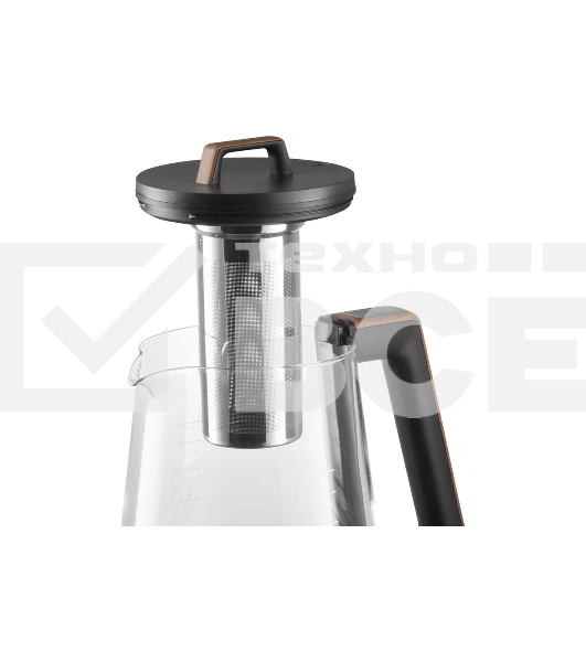 Чайник электрический Redmond KG-251 черный с деревом