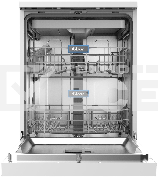 Посудомоечная машина ARDO DTH1563W2, белый, 59 см, 15 компл., 49 дБ, класс: А+++