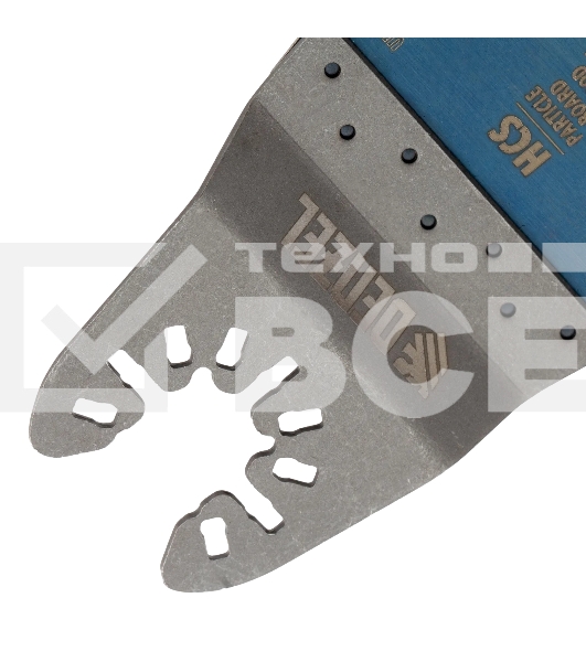 Насадка для МФИ Denzel режущая прямая, HCS, по дереву, ламинату, 65 х 1,8 мм, крупный зуб