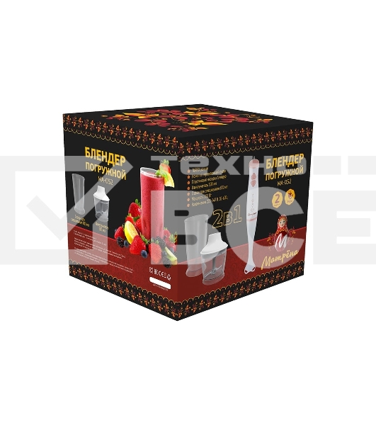 Блендер погружной МАТРЕНА МА-052 (007265) белый, розовый