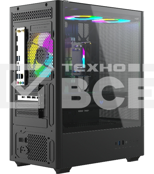 Компьютер Teclast G03 Ryzen 5 9600X (3.9) 32Gb SSD1Tb RTX5070 12Gb Windows 11 Pro GbitEth WiFi BT 750W черный (G03 9600X32G1T5070BKRU)