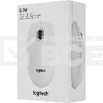 Мышь проводная Logitech B100 белый, 1000 dpi, USB, кнопки - 3, фото2