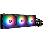 Водяное охлаждение для процессора Thermalright Frozen Warframe 420 ARGB (420мм, LED, Black, ARGB/Fans: 3x140мм, 88.7CFM, 29.8dBA, 1750RPM/Pump height 60мм, 23dBA, 3000RPM, Rad thickness 27мм/S: 1851, 1700, 1200, 115X, 2011, 2066, AM5, AM4), фото 1