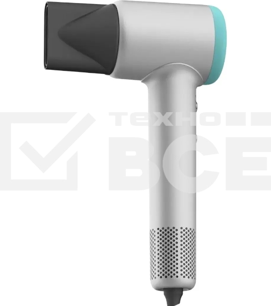 Фен Deerma DEM-CF51W серый, 1400 Вт, компактный, ионизация