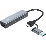 USB-концентратор Digma DHUB-LAN-4port, USB-C + USB-A, USB 3.0+USB 2.0, USB, фото12