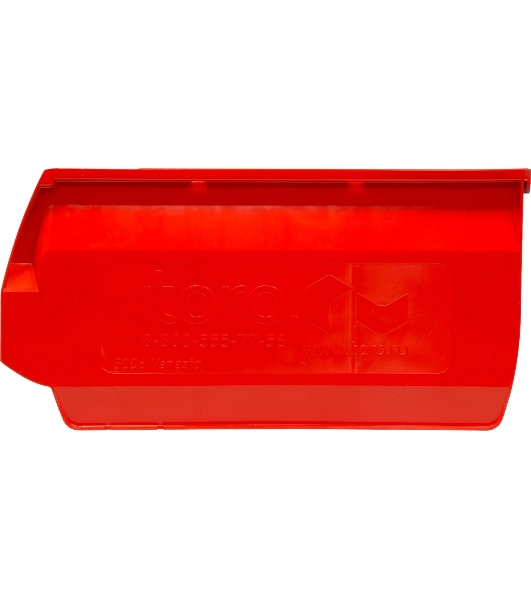 Ящик сплошной ТАРА.РУ Venezia 5006 красный 500х310х250мм PP 10044