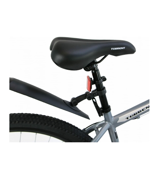 Велосипед Torrent Impulse (рама СТАЛЬ 18'', внедорожный, 21 скорость, SHIMANO, колеса 29д)29'' / 18'' сталь/ Серо-голубой