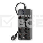 Сетевой фильтр Ippon BK-8-EU-3-10-B 3м (8 розеток) черный (коробка), фото2