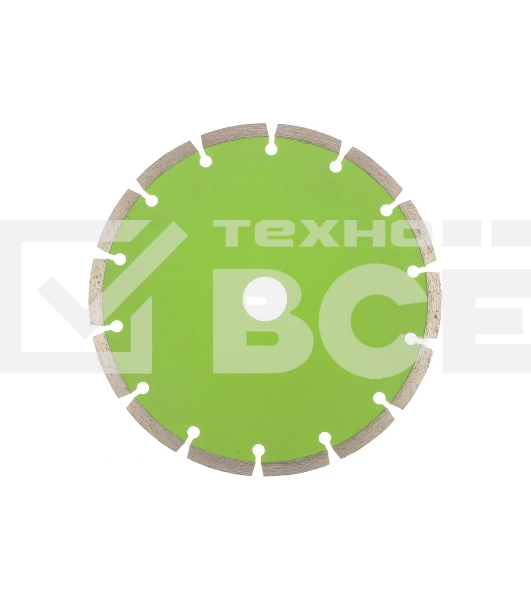 Диск алмазный Сибртех отрезной сегментный, 180 х 22,2 мм, сухая резка