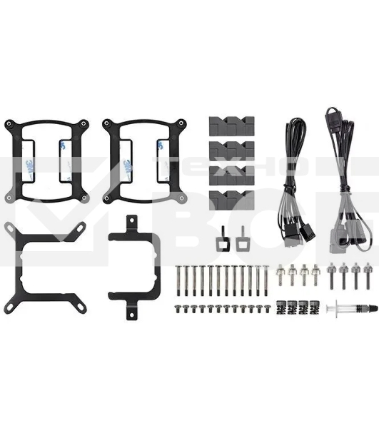 Система водяного охлаждения Thermaltake TH420 V2 ARGB Soc-AM5/AM4/1151/1200/1700 черный 4-pin 34.7dB Al+Cu Ret (CL-W376-PL14SW-A)