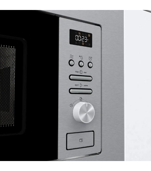 Микроволновая печь встраиваемая Gorenje BMI201AG1X нержавеющая сталь, 20 л, 800 Вт, переключатели - поворотный механизм/кнопки