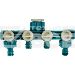 Распределитель RACO 4250-55258C 4хканальный original резьба внешняя-наконечник 1/2''x3/4'', фото2