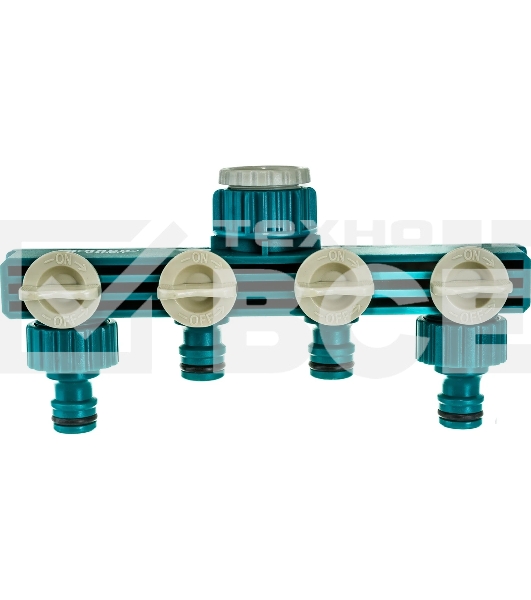 Распределитель RACO 4250-55258C 4хканальный original резьба внешняя-наконечник 1/2''x3/4''