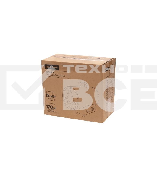 Пушка тепловая газовая Rexant 15 кВт, 350 м3/ч