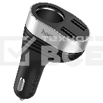 Автомобильная зарядка HOCO Z29 Regal, 2xUSB + прикуриватель, 3.1A, 96W, черный, фото6