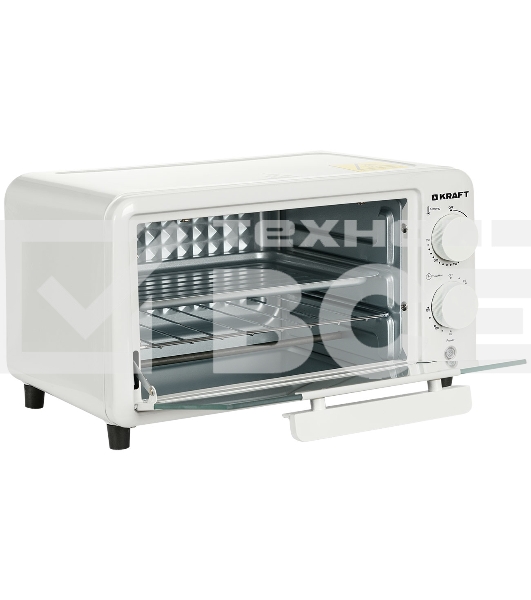 Мини-печь Kraft KFC-MO 90 HW 9 л, 600 Вт, белый