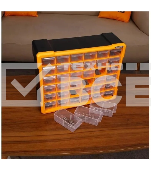 Ящик для инструментов Deko Smart box 36 (085-3006) оранжевый/черный