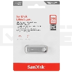 Флешка USB SanDisk Ultra Luxe (SDCZ75-256G-G46), 256Gb, USB Type-C, R/W 400/150, серебристый, фото3