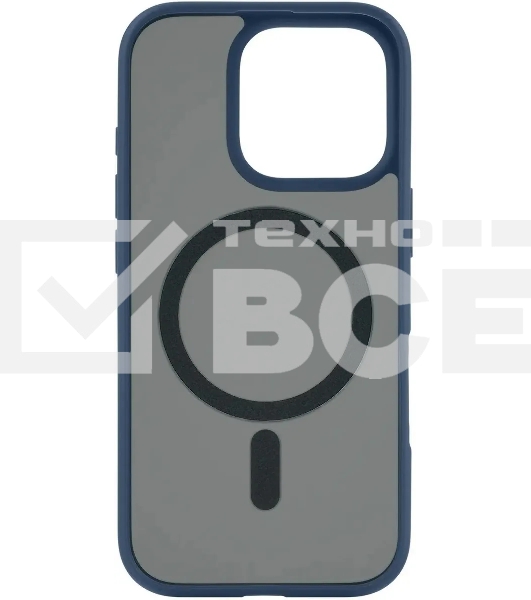 Чехол (клип-кейс) uBear для Apple iPhone 16 Pro Cloud with MagSafe синий (CS432DB63PMT-I24M)