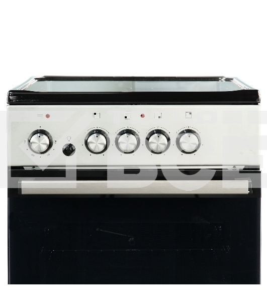 Плита электрическая De Luxe 506004.04ЭС-010 серебристый, конфорок 4 шт, духовка 60 л, 50 см x 87 см x 60 см