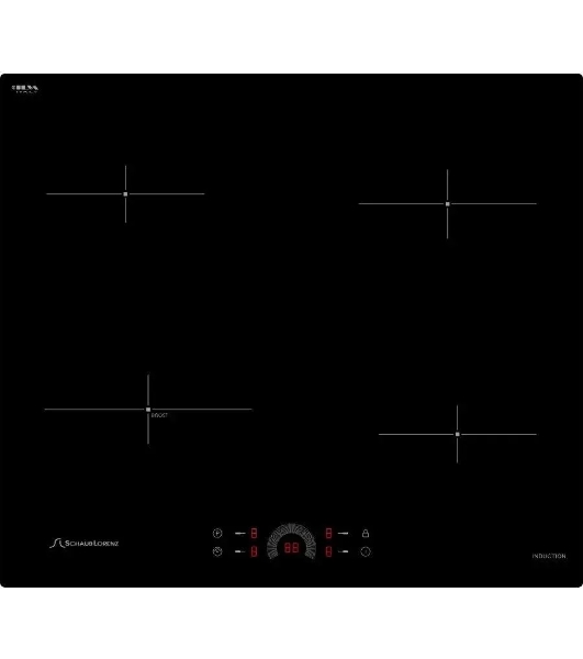 Индукционная варочная поверхность стеклокерамическая, Ширина: 60 см; Стекло: ILVA; 4 конфорки индукционного нагрева: 2 х диаметром?,160 мм; 1400 Вт; 1 х диаметром?,180 мм; 1800 Вт; 1 х диаметром ?,210 мм; 1800/2200 Вт; Сенсорное управление(слайдер); 9 уровней мощности; Boost функция; Таймер(отсчет времени/выбор конфорки); Звуковой сигнал; Безопасное автоотключение; Блокировка от детей/Блокировка панели управления; Индикатор остаточного тепла; черный/ без рамки; Размер(ШхГхВ): 590x520x60 мм