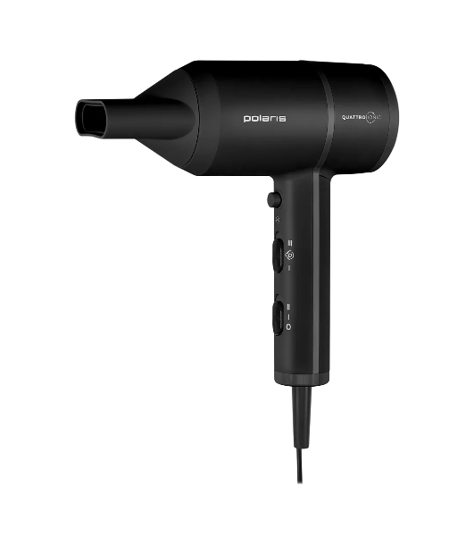 Фен Polaris PHD 2044Ti черный, 1900 Вт, ионизация