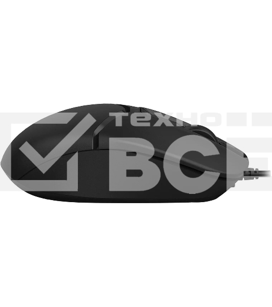 Мышь проводная A4Tech Fstyler FM12S черный, 1200 dpi, USB, кнопки - 3