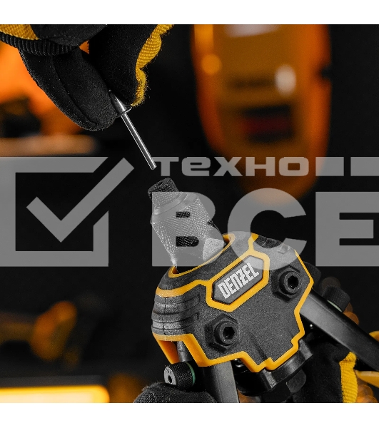 Заклепочник двуручный Denzel заклепки 2,4-3,2-4,0-4,8-6,4 мм