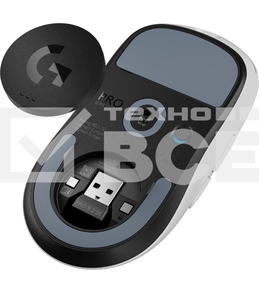 Мышь беспроводная Logitech Mouse PRO X SUPERLIGHT 2 SE, белый