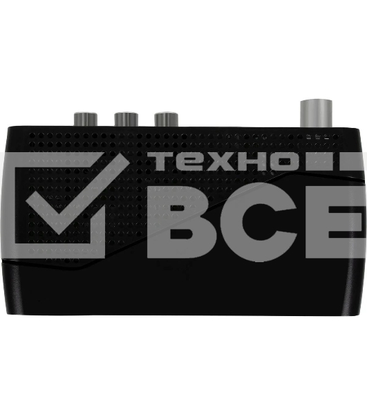 Приставка для цифрового ТВ Hyundai H-DVB500 черный, DVB-T2, DVB-T, DVB-C, HDMI, USB 2.0 х2