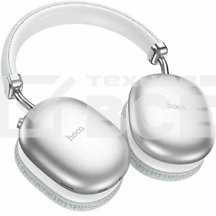 Беспроводные/проводные наушники Hoco W35 серебристый, полноразмерные, Bluetooth + проводной, до 40 ч.