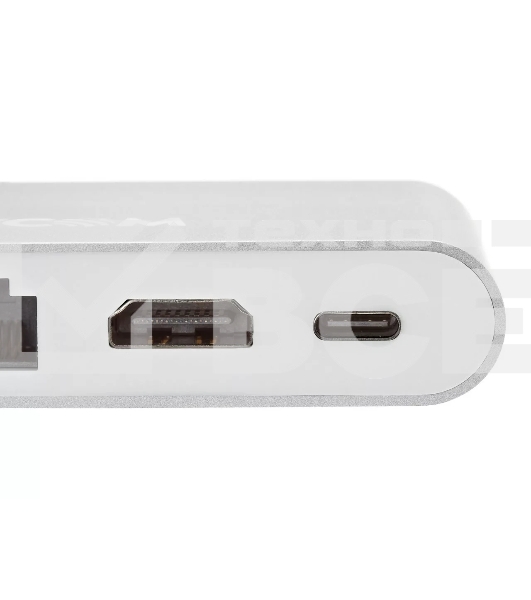 Кабель-адаптер USB3.1 Type-CM-->HDMI+USB3.0+RJ45+PD charging  VCOM <CU455> Кабель-адаптер USB3.1 Type-CM-->HDMI+USB3.0+RJ45+PD charging  VCOM <CU455>
