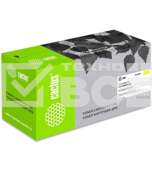 Картридж лазерный Cactus CS-TN216Y желтый (26000стр.) для Konica Minolta bizhub C220/C280/C360
