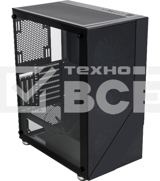 Компьютерный корпус AeroCool / Formula V-LINE 7713 черный без БП ATX 3x120mm 2xUSB2.0 1xUSB3.0 audio bott PSU