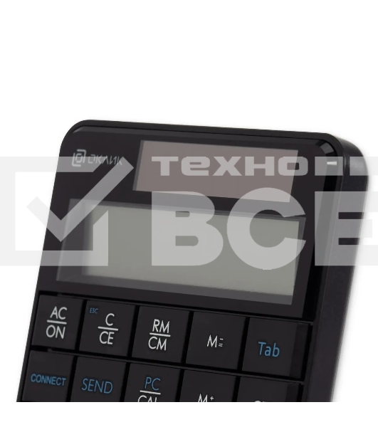 Числовой блок Оклик K604W черный USB беспроводная slim для ноутбука (1979325)